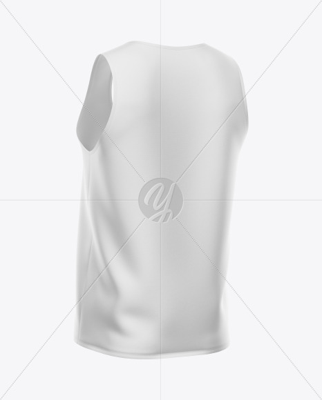 Download Men's Sleeveless Shirt Mockup in Apparel Mockups on Yellow Images Object Mockups