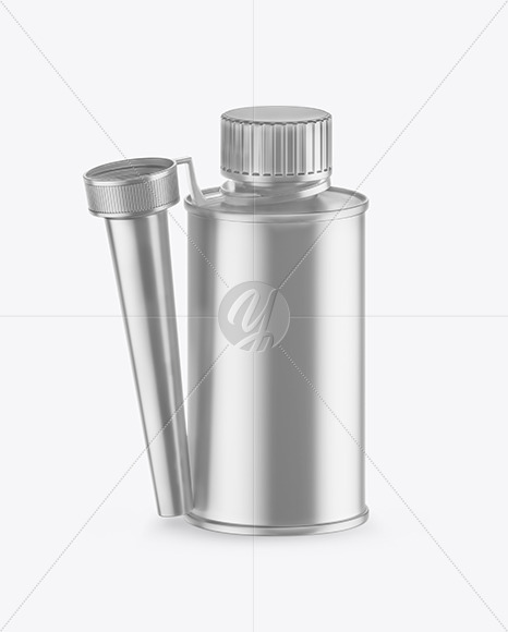 Metallic Bottle w/ Spout Cap Mockup