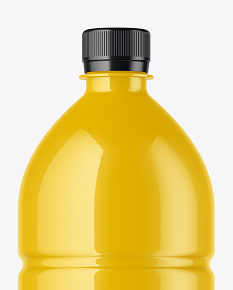 Glossy PET Bottle Mockup