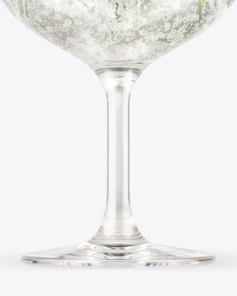 Gin Tonic Cocktail Glass Mockup In Cup Bowl Mockups On Yellow Images Object Mockups