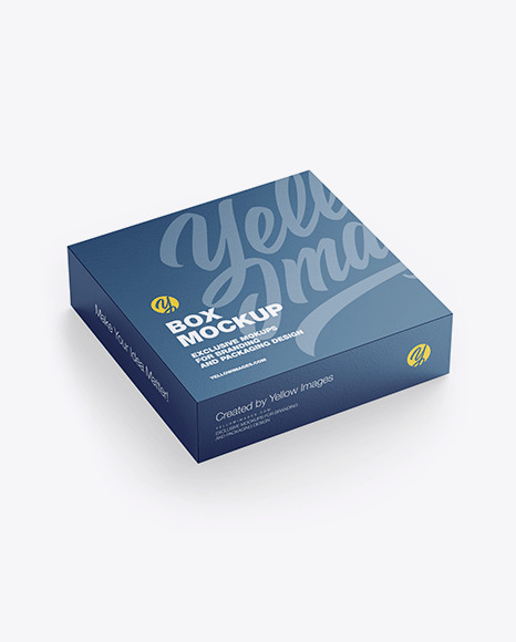 Download Textured Paper Box Mockup In Box Mockups On Yellow Images Object Mockups