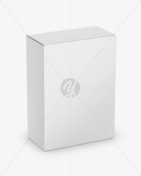 Download Glossy Paper Box Mockup In Box Mockups On Yellow Images Object Mockups