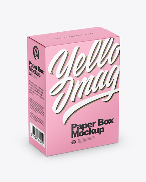 Paper Box Mockup