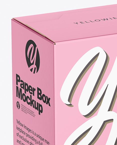 Paper Box Mockup