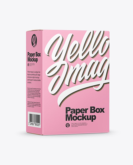 Paper Box Mockup PSD #2