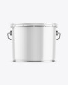 Glossy Paint Bucket Mockup