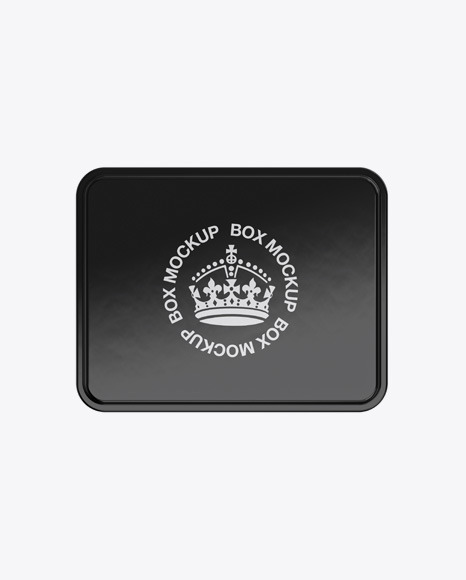 Glossy Box Mockup PSD #6