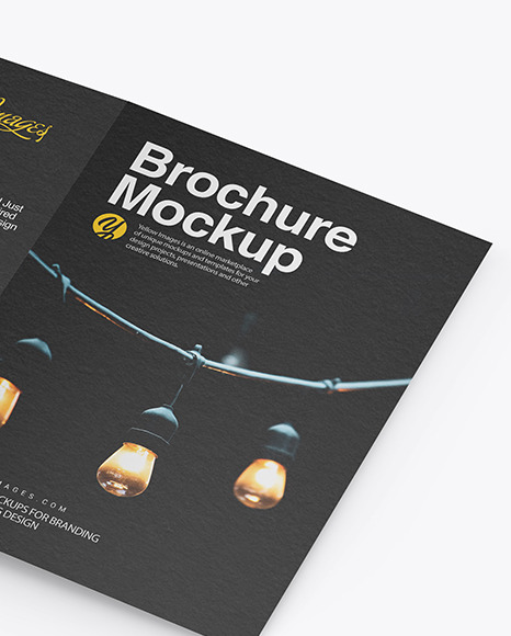 Textured Brochure Mockup PSD #1
