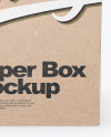 Kraft Box Mockup