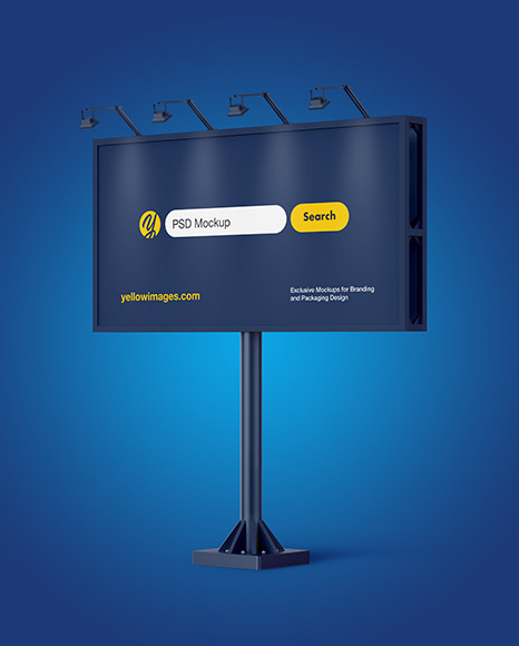 Download 6x3 Billboard Mockup In Outdoor Advertising Mockups On Yellow Images Object Mockups Yellowimages Mockups