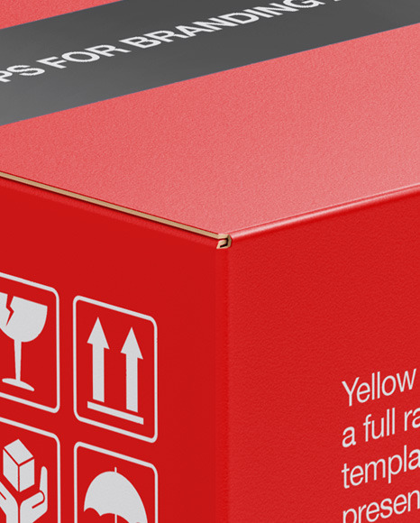 Paper Box Mockup PSD #2