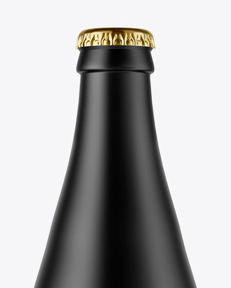 Ceramic Beer Bottle Mockup PSD #2