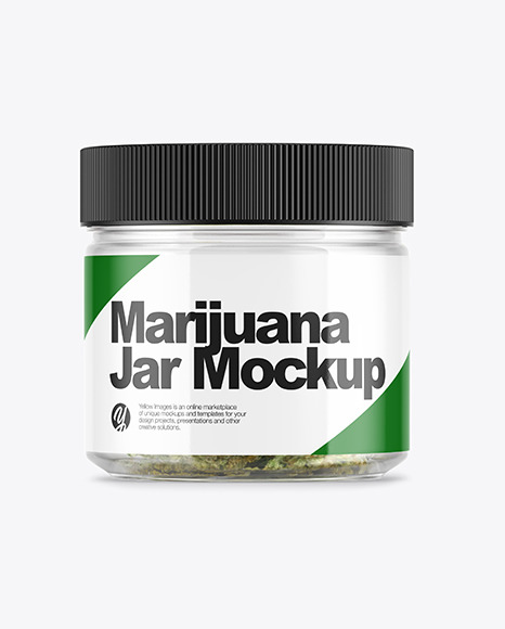 Download Medicinal Marijuana Jar Mockup - Designs Zone