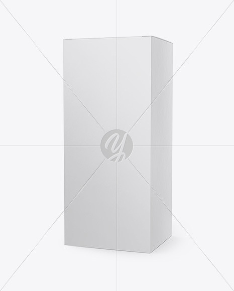 Download Paper Box Mockup - Half Side View in Box Mockups on Yellow ...