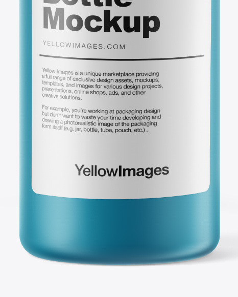 Matte Spray Bottle Mockup In Bottle Mockups On Yellow Images Object Mockups