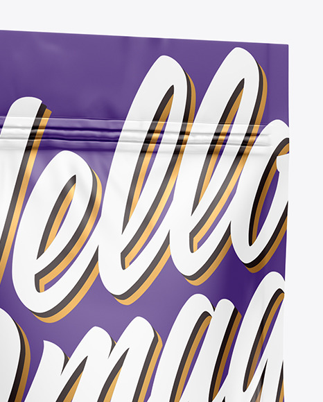 Matte Stand Up Pouch Mockup PSD #2