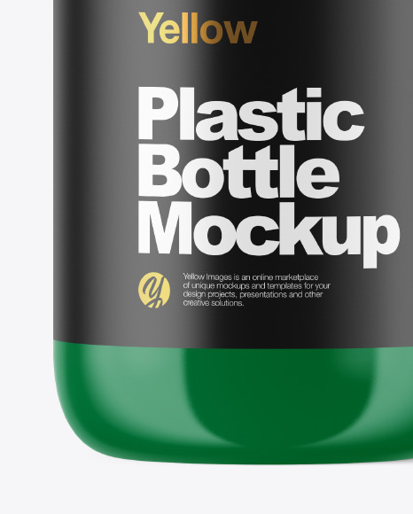 Glossy Spray Bottle Mockup PSD #1