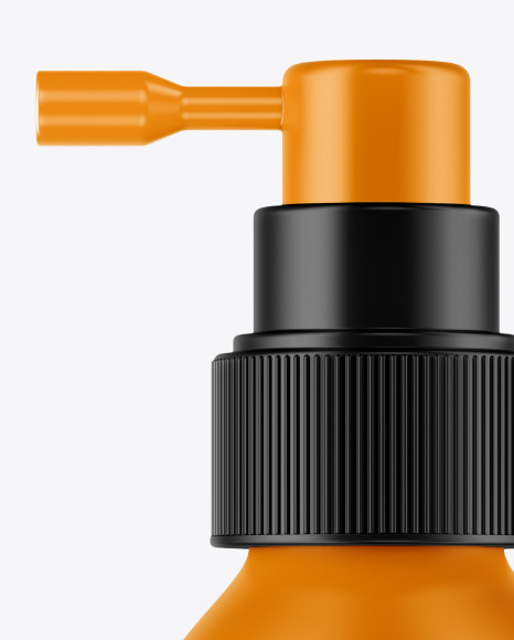 Matte Spray Bottle Mockup PSD #2