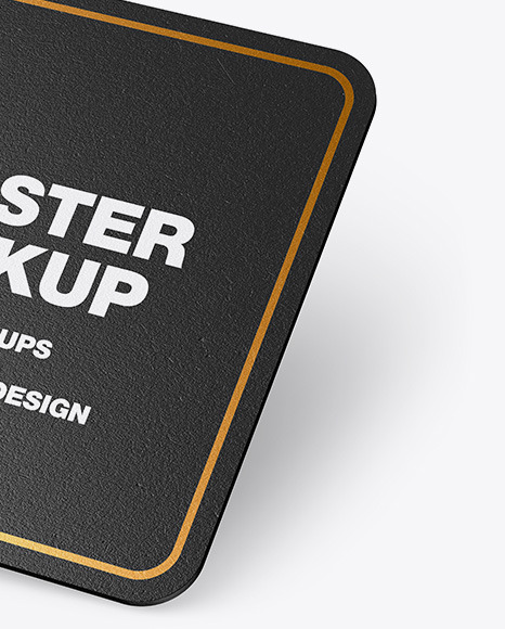 Download Paper Beverage Coaster Mockup In Stationery Mockups On Yellow Images Object Mockups PSD Mockup Templates