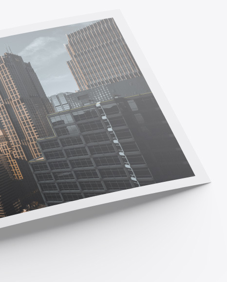 Matte A5 Postcard Mockup PSD #6