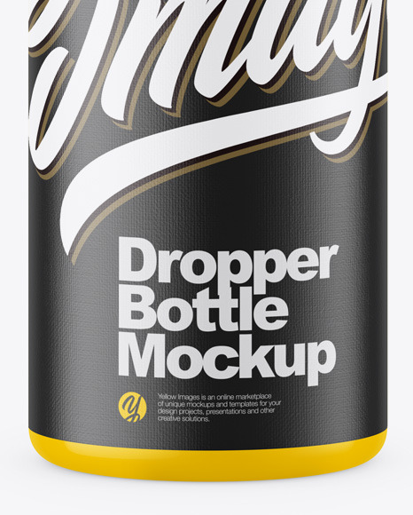 Dropper Bottle Mockup PSD #1