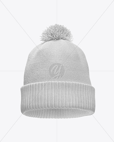 Winter Hat Mockup Half Side View In Apparel Mockups On Yellow Images Object Mockups