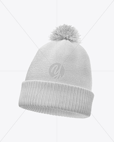 Download Winter Hat Mockup - Half Side View in Apparel Mockups on ...