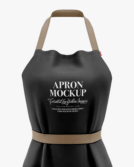 Women's Apron Mockup in Apparel Mockups on Yellow Images ...