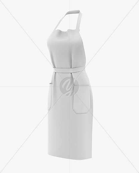 Download Women's Apron Mockup in Apparel Mockups on Yellow Images ...