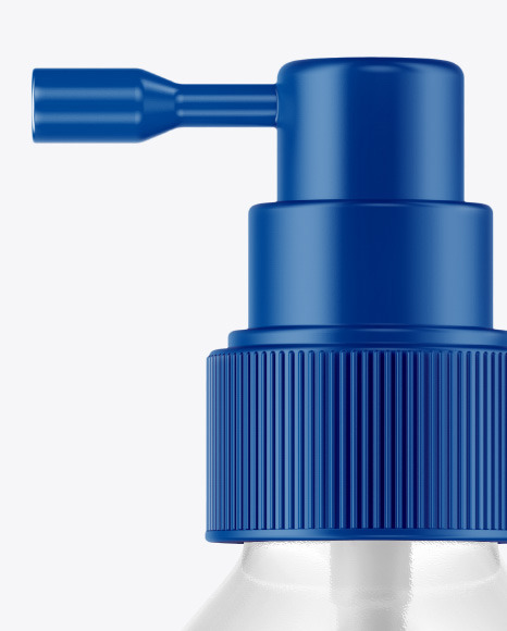 Clear Spray Bottle Mockup PSD #2