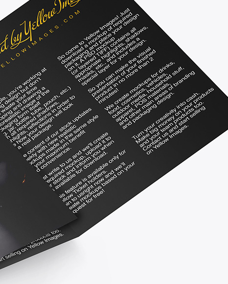 Brochure Mockup PSD #1