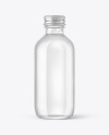 Glass Water Bottle Mockup