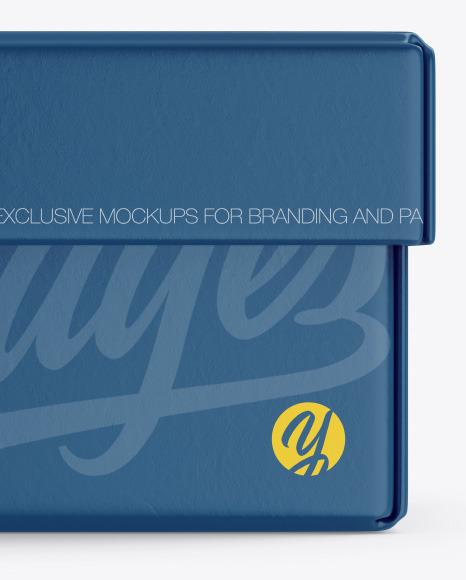 Textured Paper Box Mockup PSD #1
