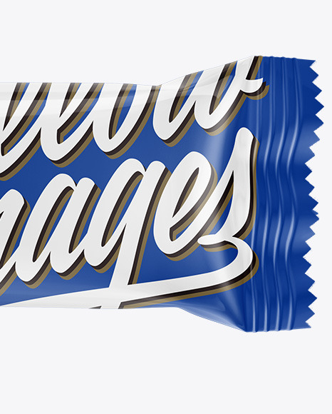 Glossy Snack Bar Mockup PSD #2