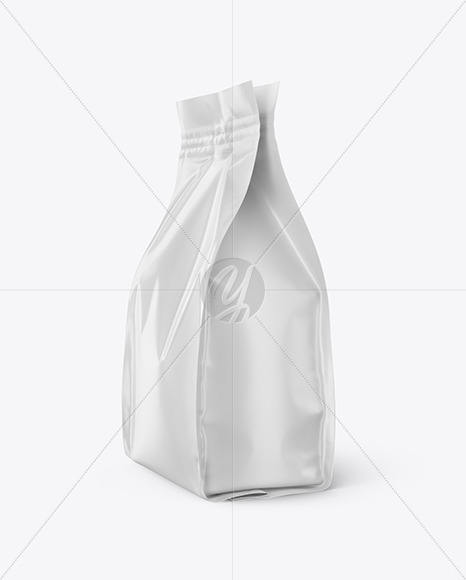 Download Matte Food Bag Mockup In Bag Sack Mockups On Yellow Images Object Mockups