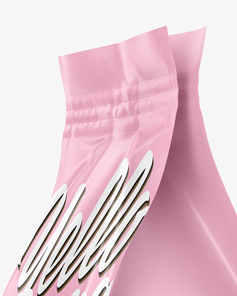 Matte Food Bag Mockup PSD #1