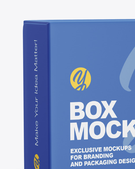 Download Box Mockup in Box Mockups on Yellow Images Object Mockups