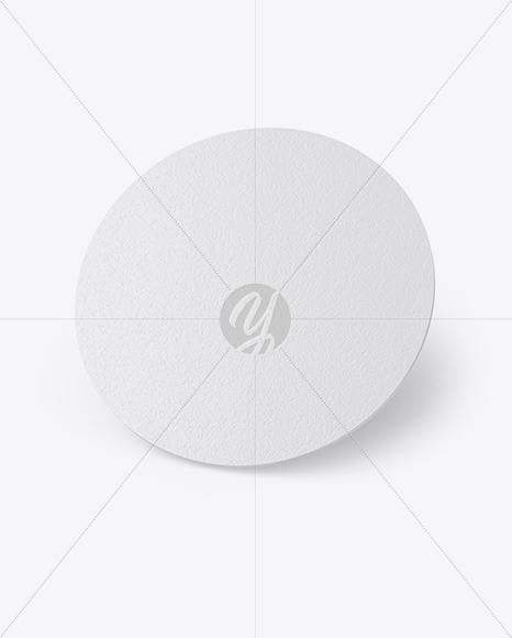 Download Paper Beverage Coasters Mockup In Stationery Mockups On Yellow Images Object Mockups PSD Mockup Templates