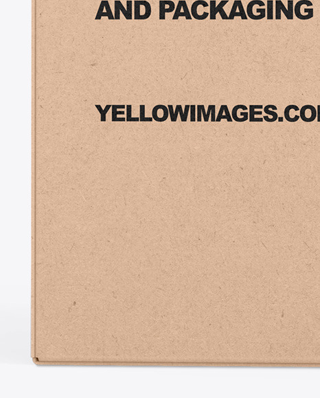 Kraft Box Mockup PSD #1