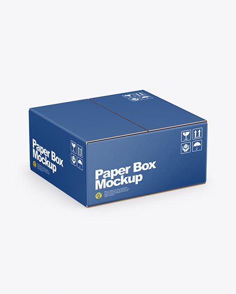 Paper Box Mockup