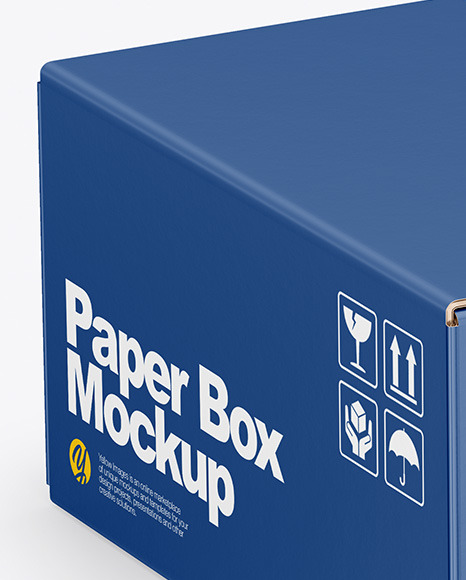 Paper Box Mockup PSD #2
