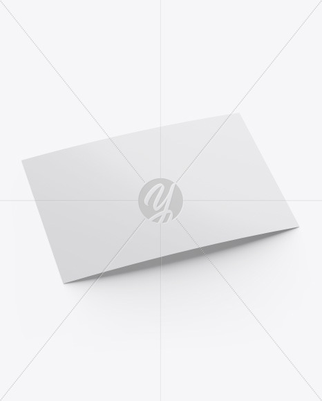 Textured A5 Postcard Mockup PSD #3