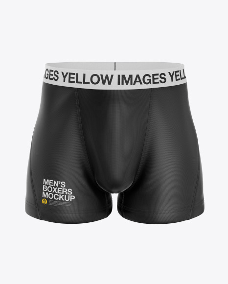 Download Men S Boxer Briefs Mockup In Apparel Mockups On Yellow Images Object Mockups