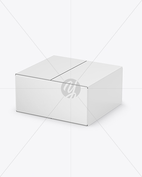 Download Opened Paper Box Mockup In Box Mockups On Yellow Images Object Mockups PSD Mockup Templates