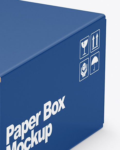 Paper Box Mockup PSD #1