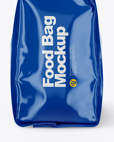 Glossy Food Bag Mockup PSD #1