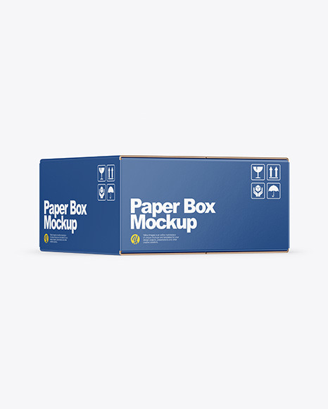 Download Paper Box Mockup In Box Mockups On Yellow Images Object Mockups