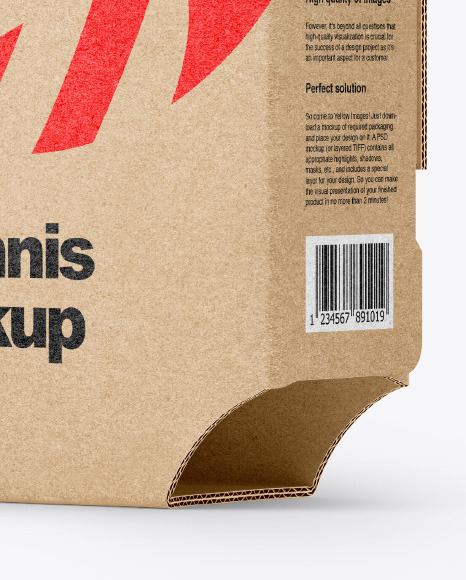 Download Box For Tennis String Mockup In Box Mockups On Yellow Images Object Mockups