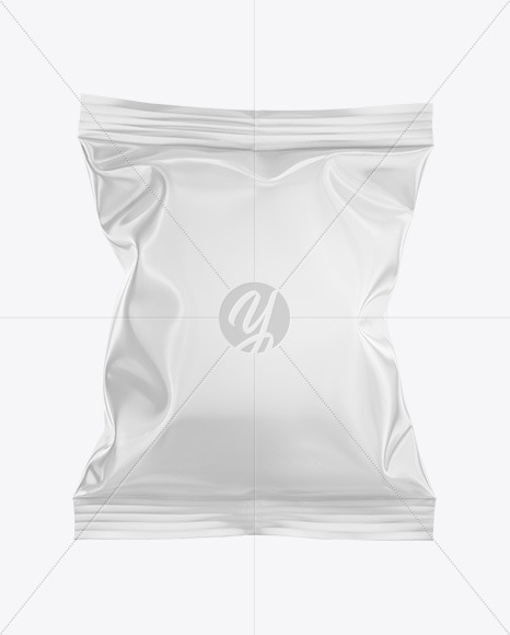 Download Glossy Chips Bag Mockup In Bag Sack Mockups On Yellow Images Object Mockups Yellowimages Mockups