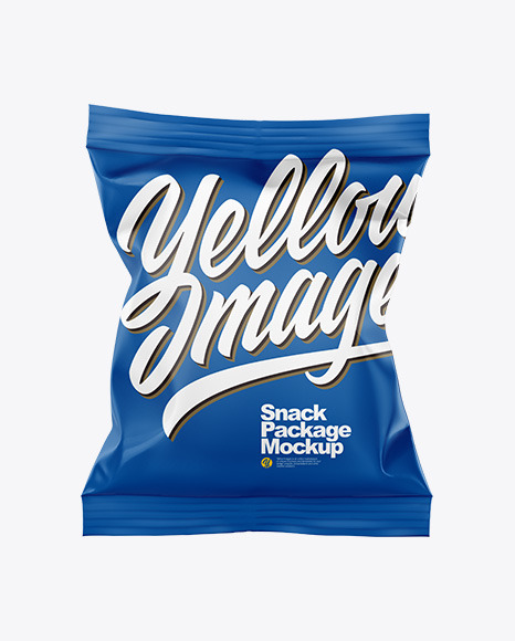 Download Matte Chips Bag Mockup In Bag Sack Mockups On Yellow Images Object Mockups PSD Mockup Templates